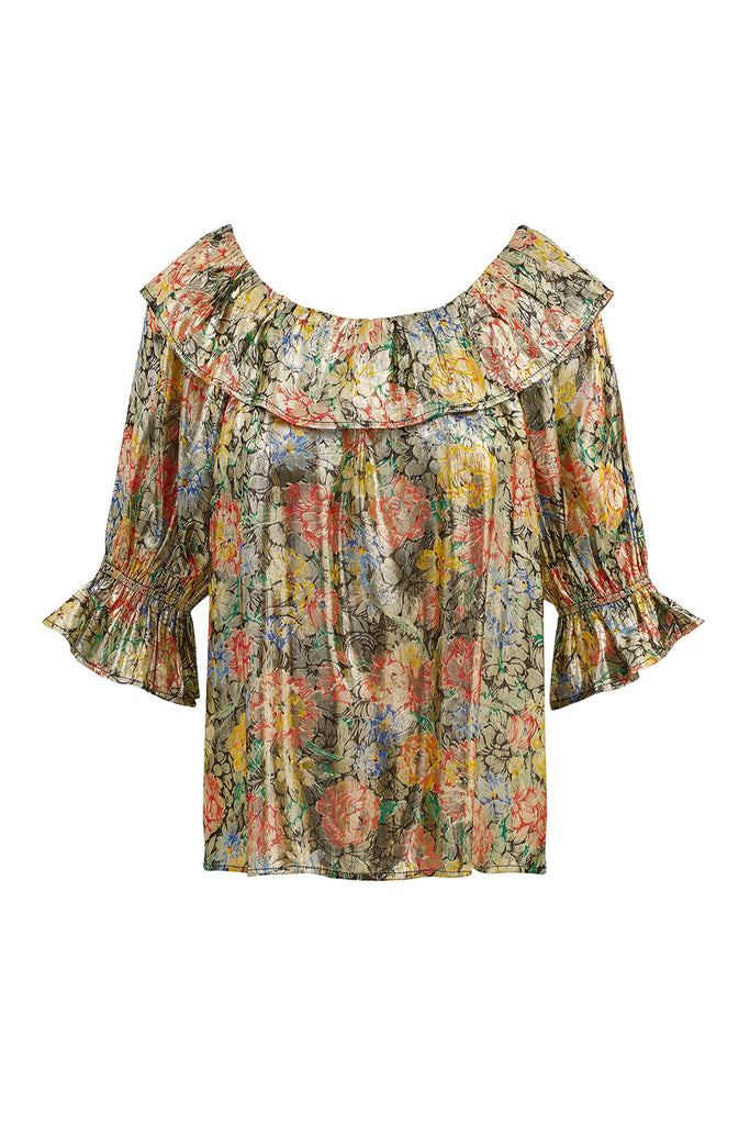 トップス APOLINA Cora Blouse apolina Cora Blouse Folk Floral Apolina Fira Blouse 5-7y Apolina