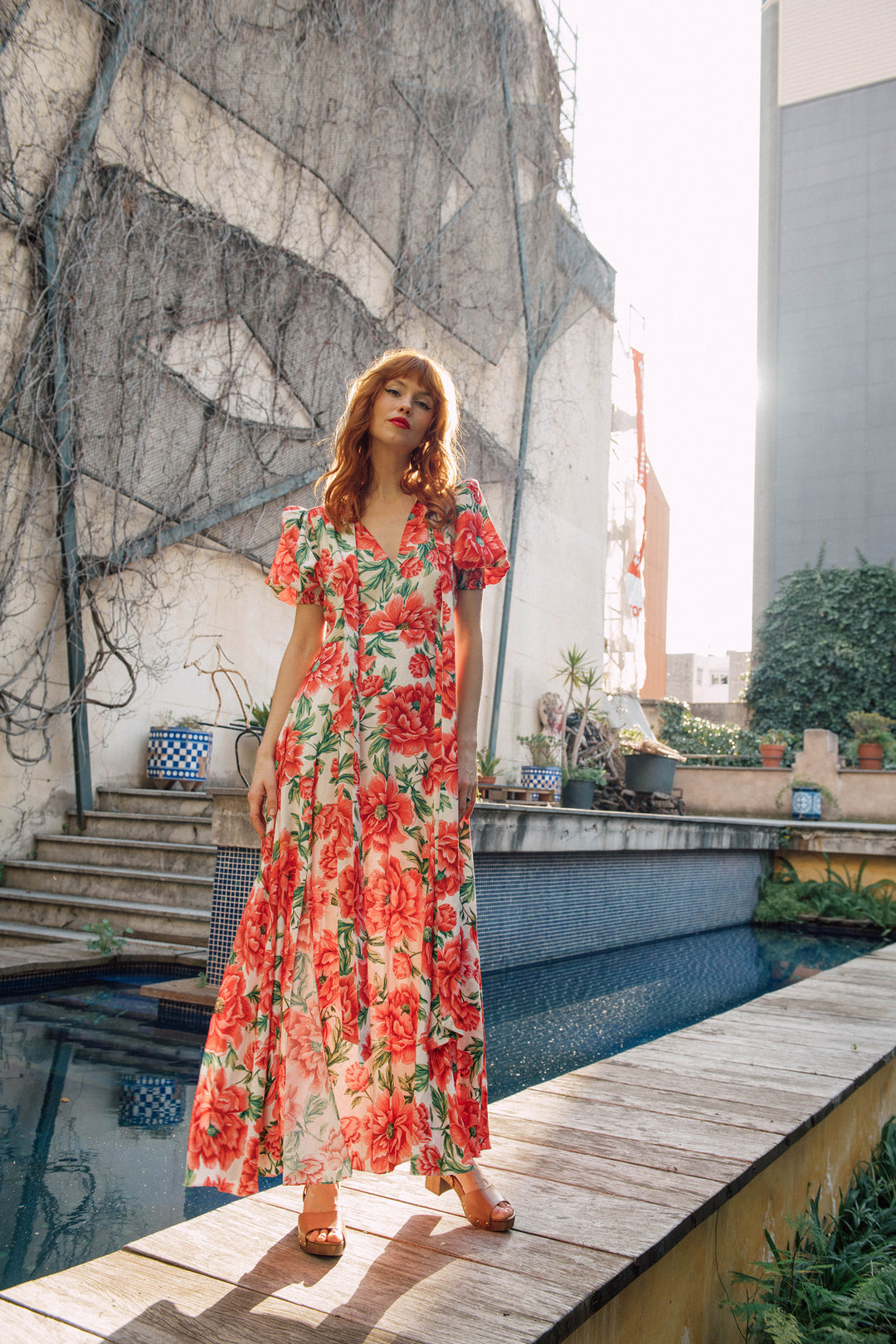 delilah floral maxi dress Delilah Floral Maxi Dress
