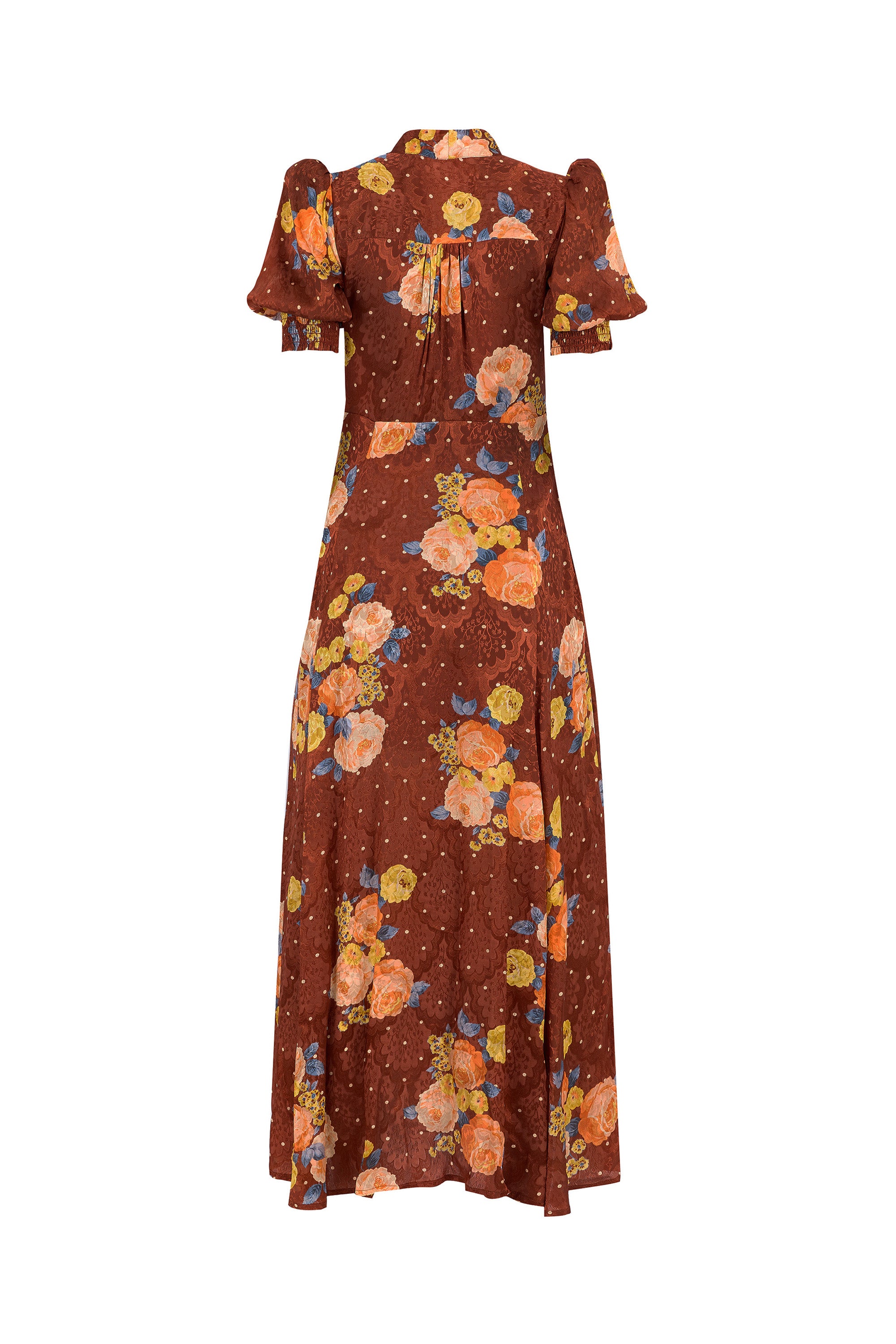 Lily Brown floral print maxi dress – Queens of Archive