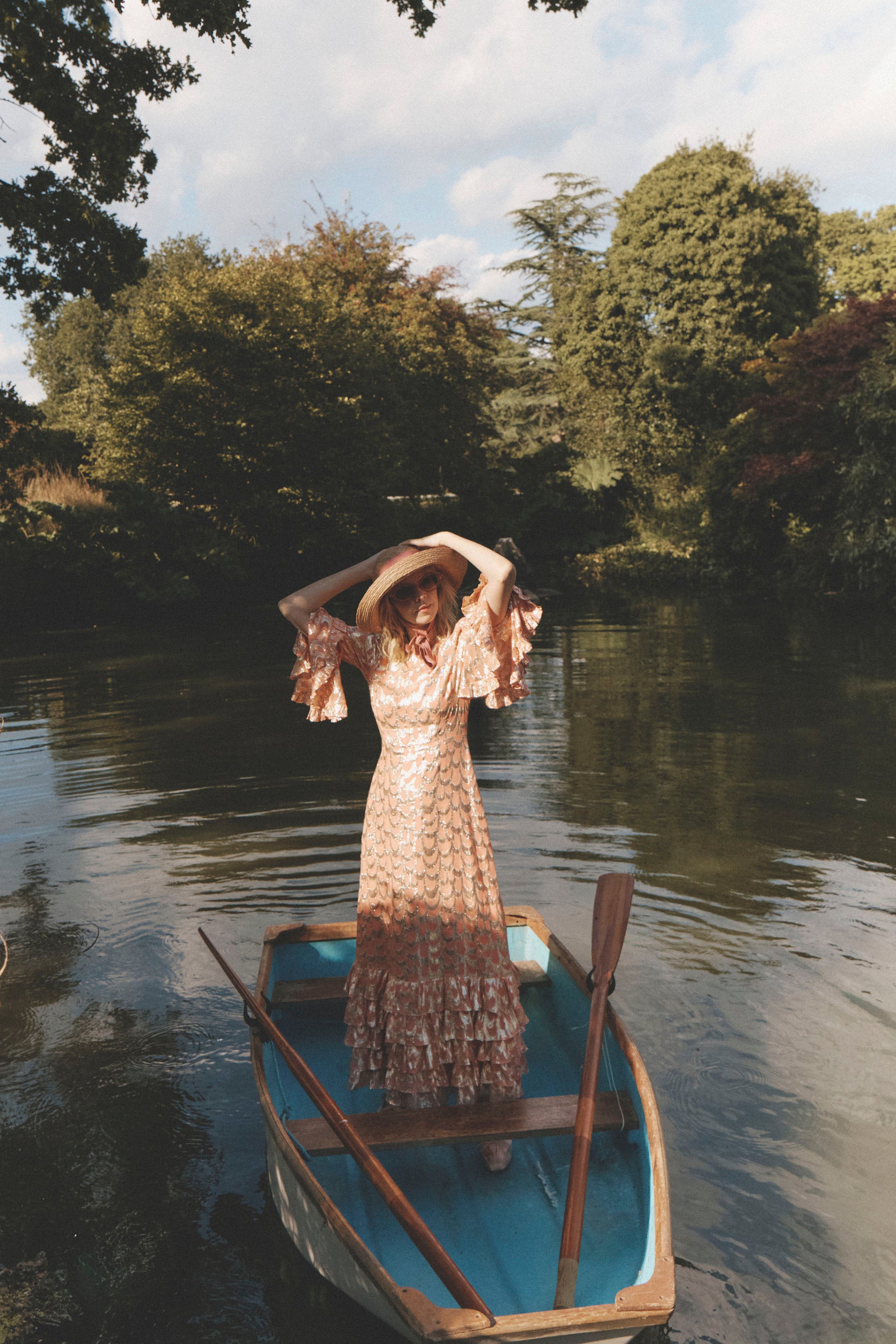 Josephine Scallop Maxi Dress – Queens of Archive