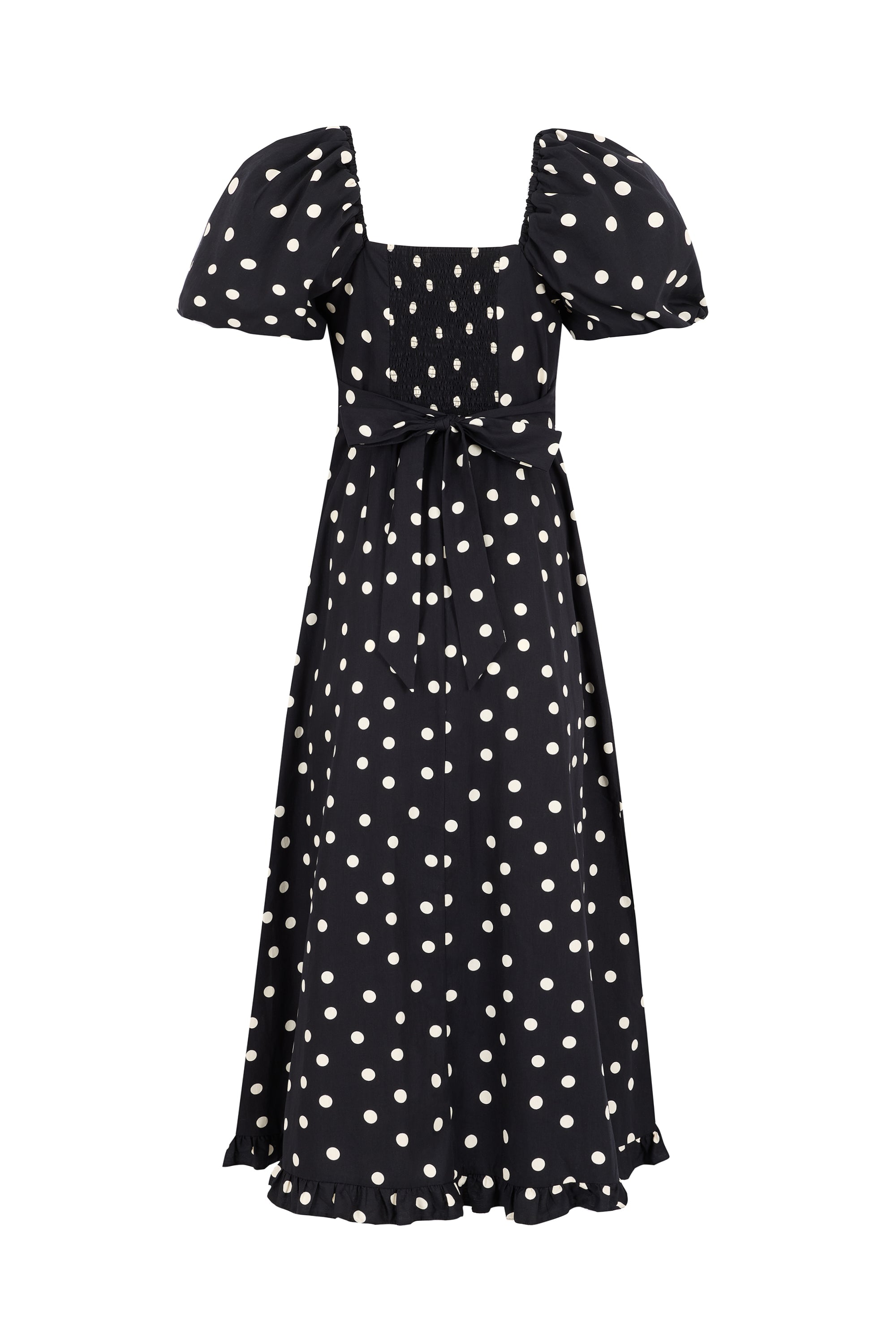 Atlanta Black polka maxi dress – Queens of Archive