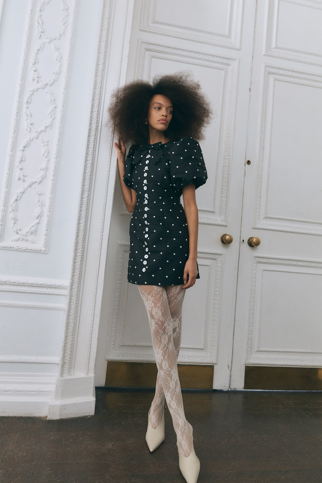 Heist 'The Floral Lace' Tights