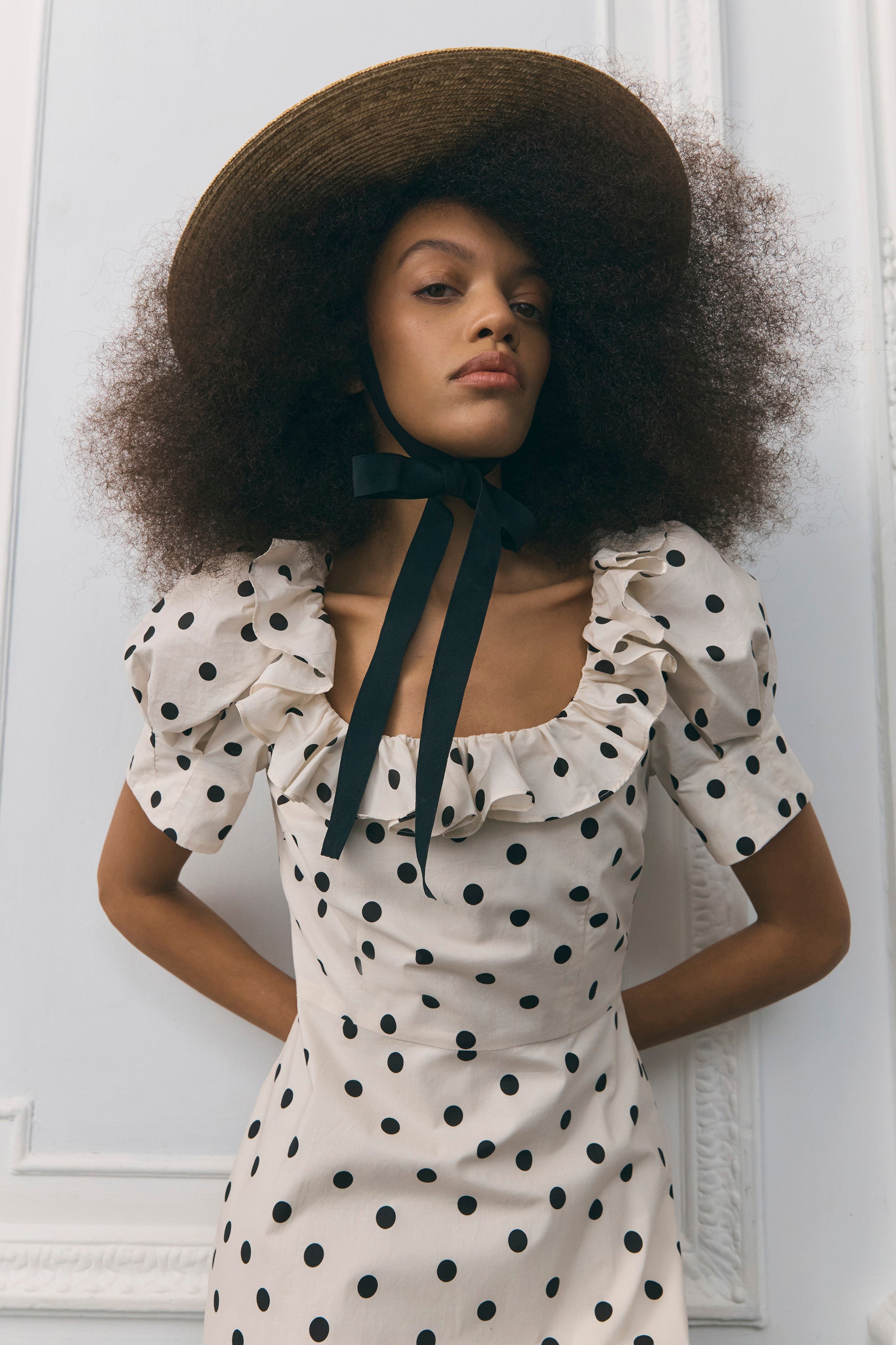 Beatrice polka mini dress – Queens of Archive