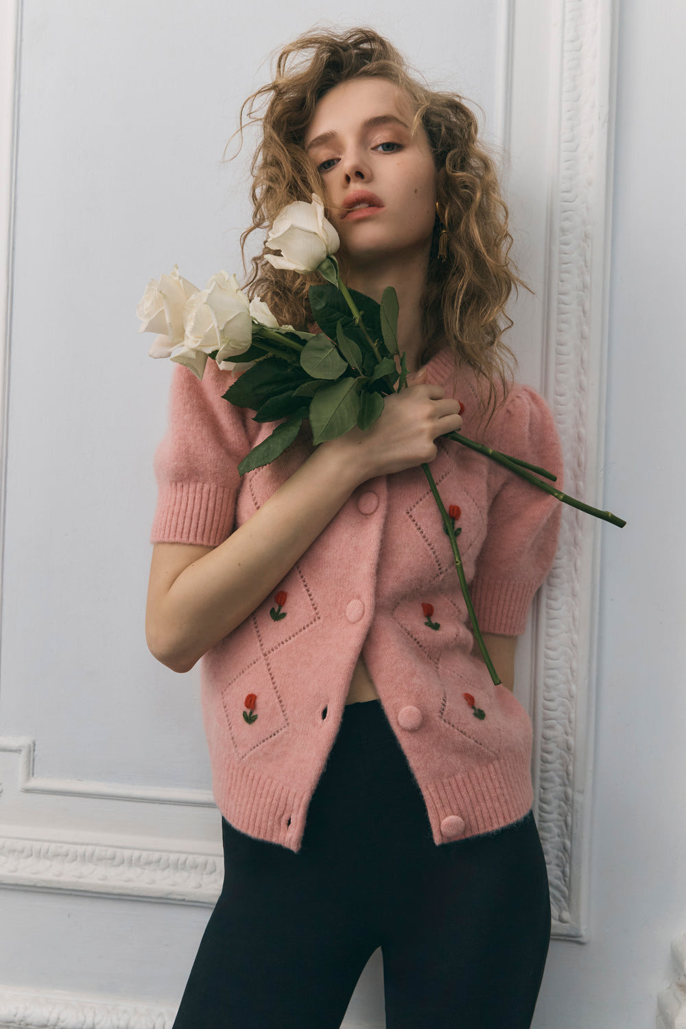 QOA Johanna pink knit