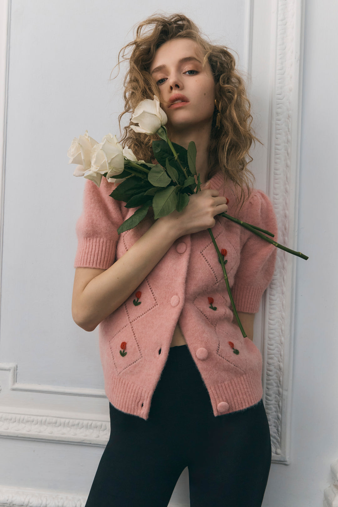 QOA Johanna pink knit