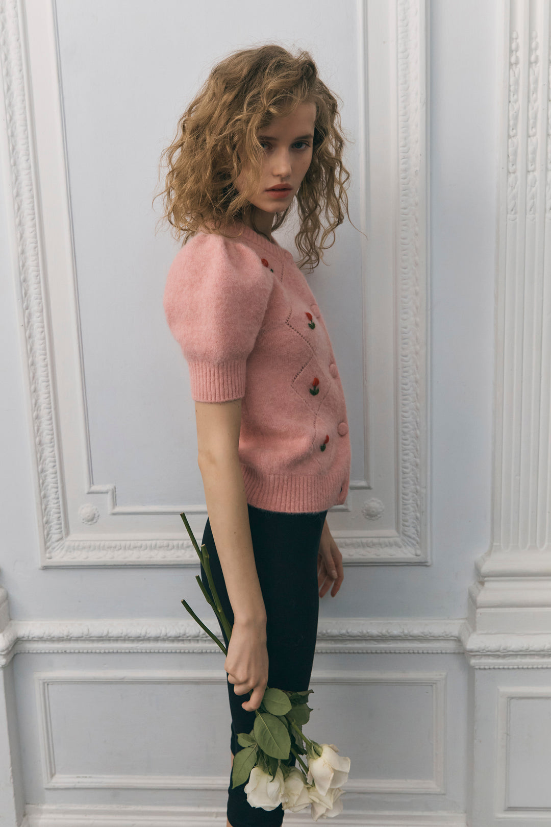 QOA Johanna pink knit